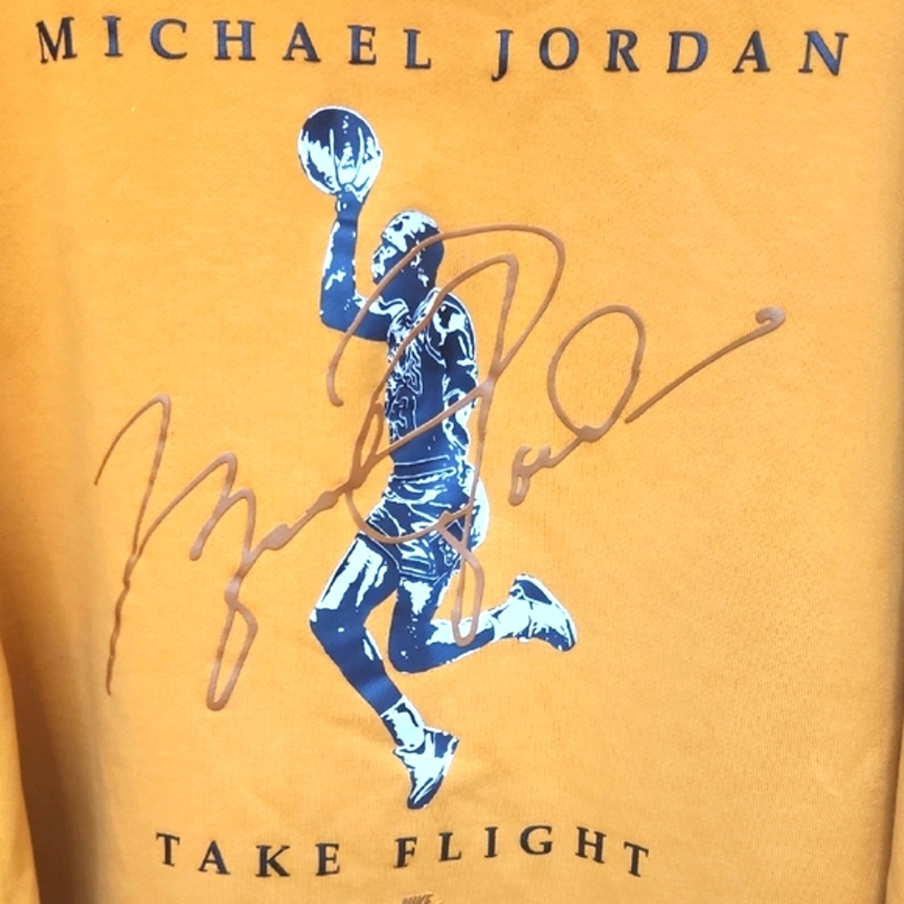 Jordan Yellow Pullover Hoodie with Graphic - Picture 3 of 11